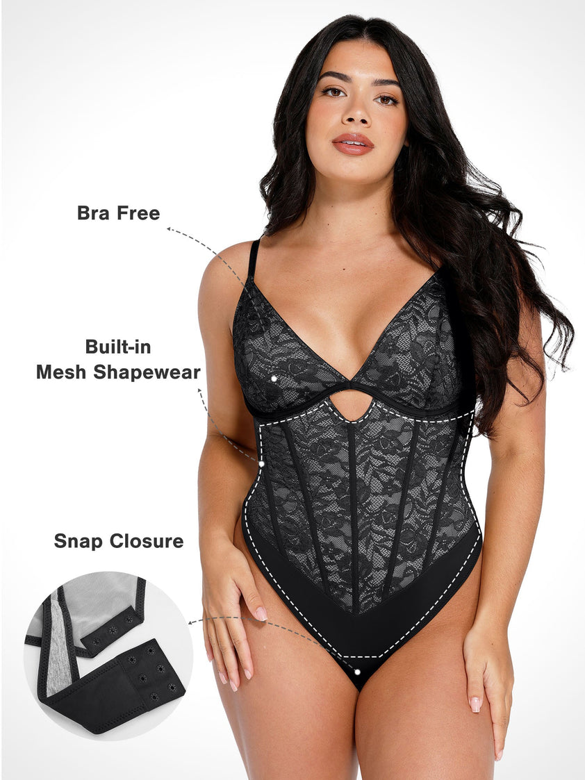 Decoy - Shapewear Bodysuit 88009-88 - 1100 - Sort