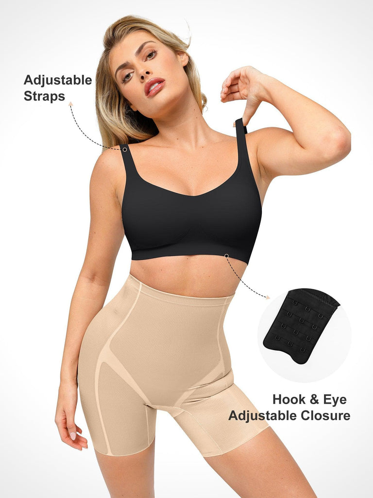 Popilush? Seamless Wide-Strap Wireless Bra