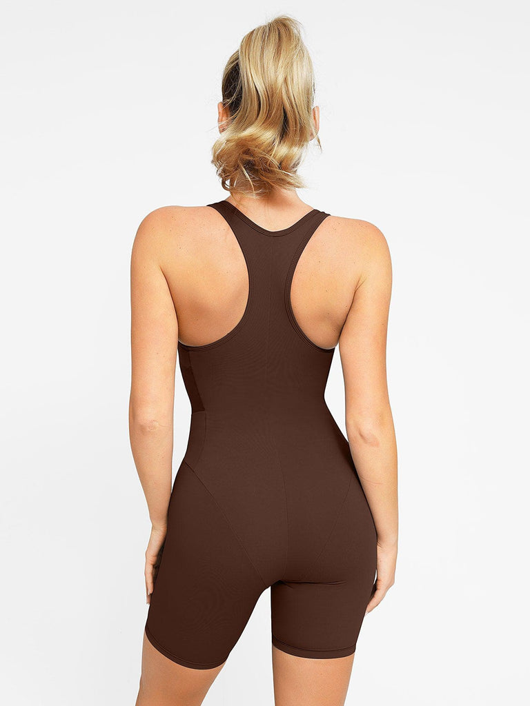 Popilush? Built-In Shapewear Racerback Romper