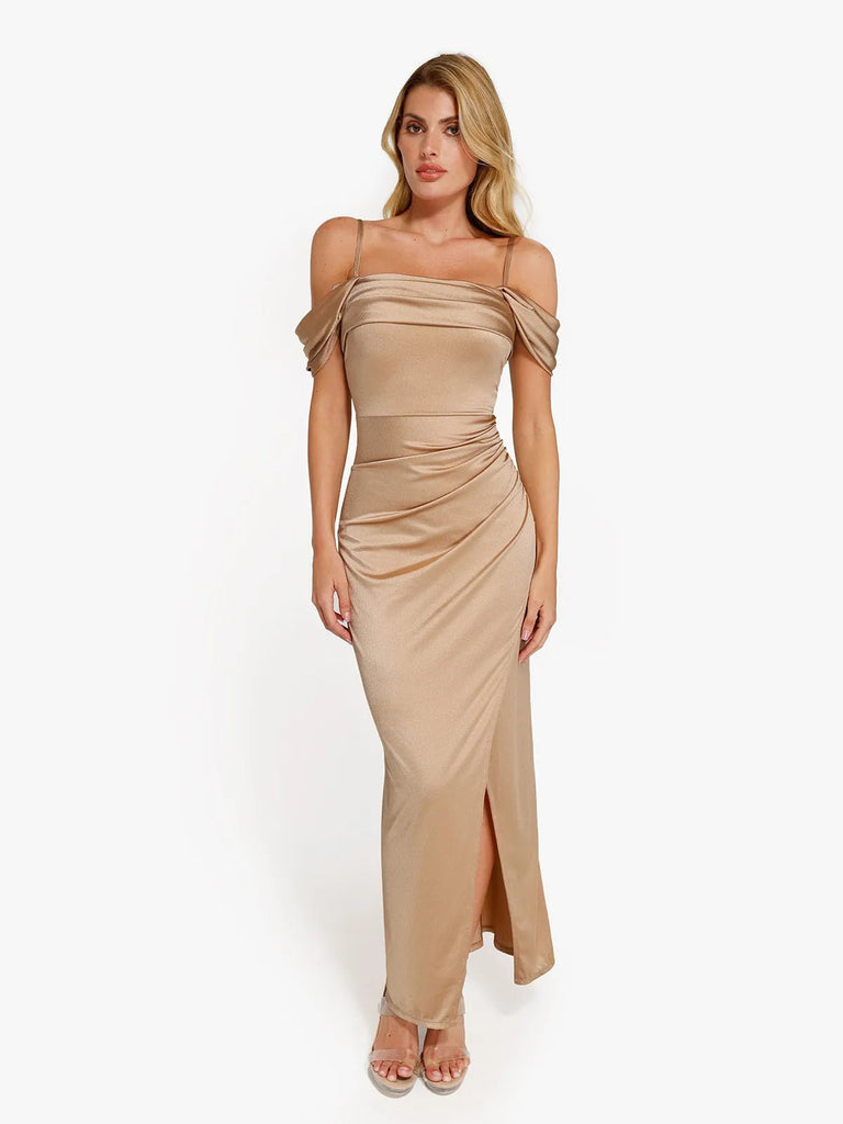 new-arrivals-shapewear-off-shoulder-shine-ruched-sculpting-maxi-dress-35168195739824.webp