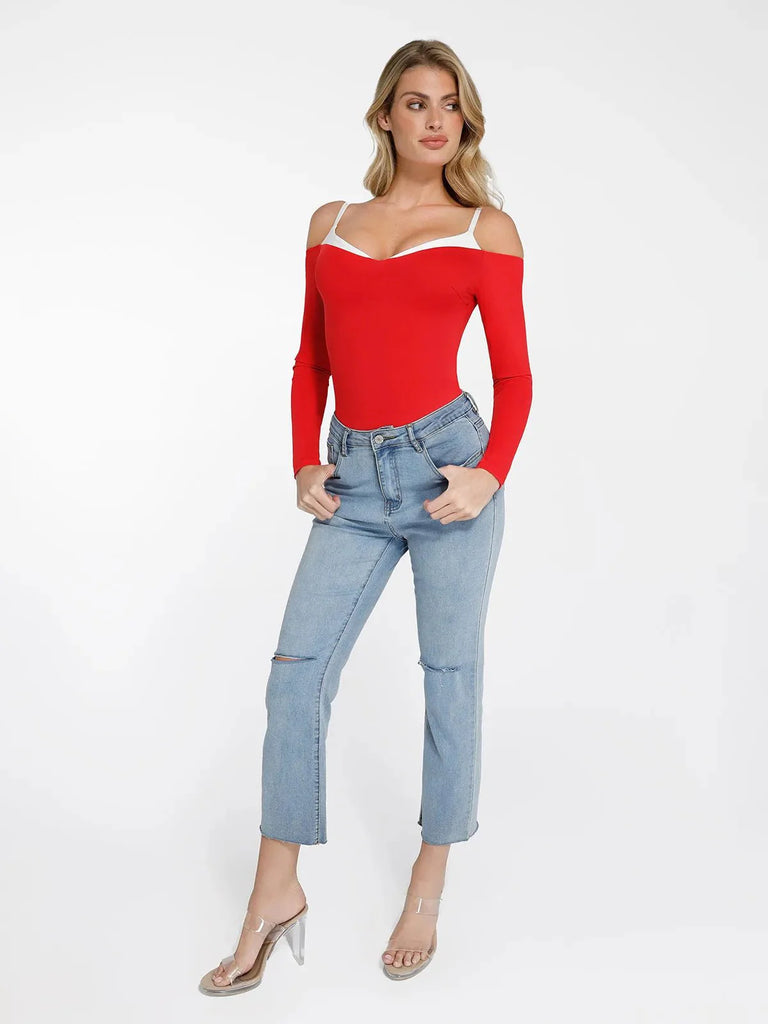 New arrivals The Shapewear Bodysuit Long Sleeve Cold Shoulder