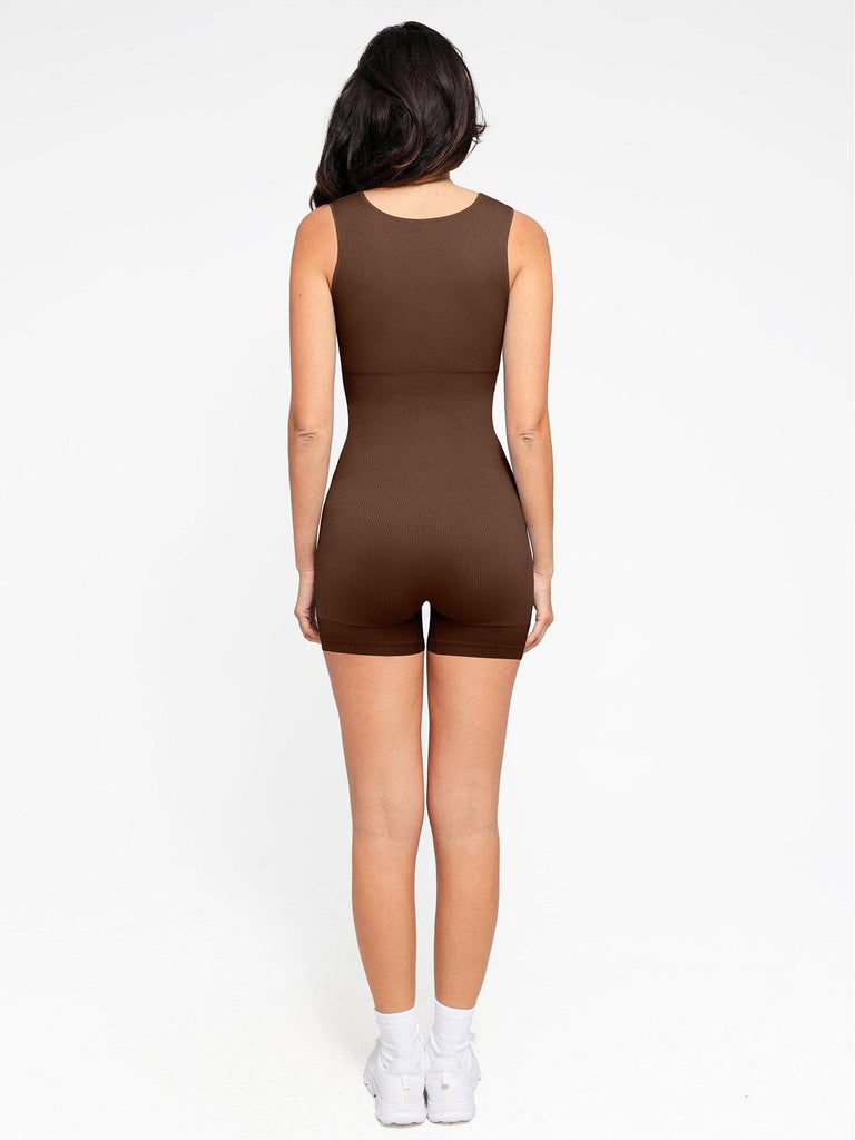 Popilush? Sweetheart Neck One Piece Shapewear Romper