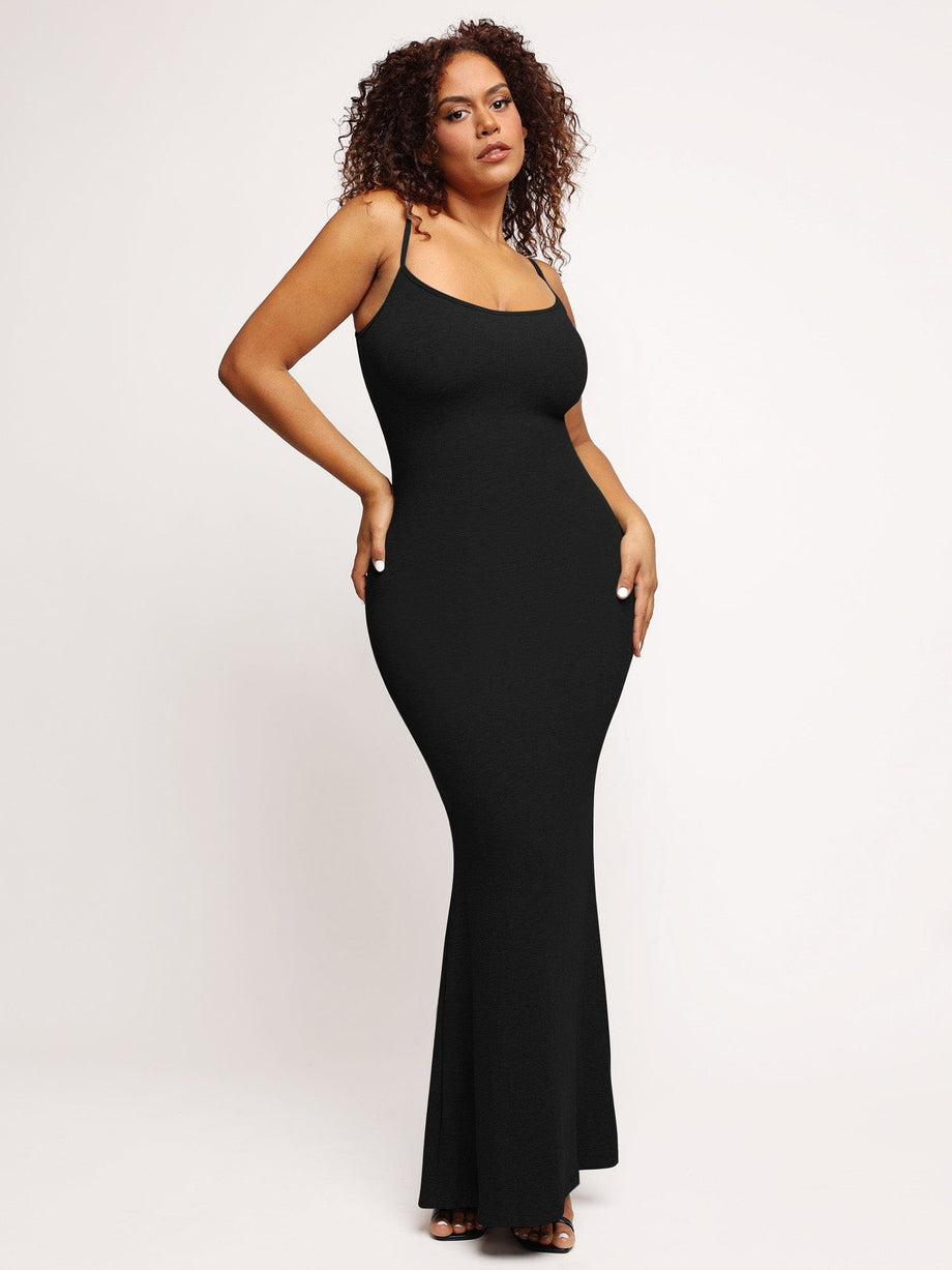 RESTOCKED Body Shaping Slip available in black and nude. Sizes M